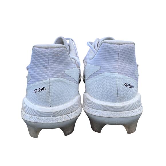 Adidas Adizero Afterburner 8 Pro TPU Baseball Cleats Mens 10.5 White SPG 753001 - Picture 6 of 10